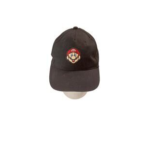Super Mario Hat Baseball Cap Black Adult Casual Adjustable One Size